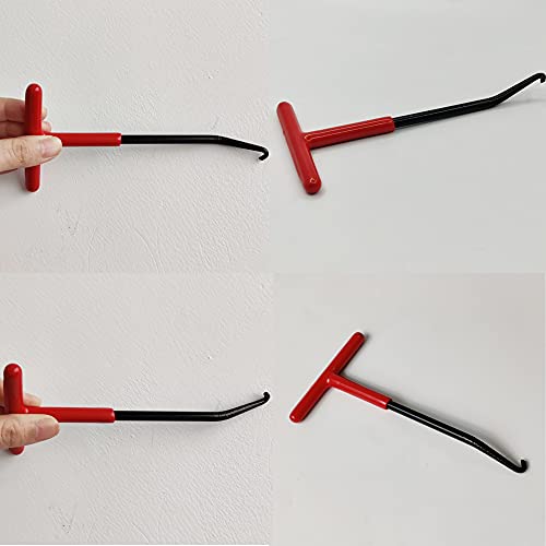Motorcycle Exhaust Spring Hook, T Shaped Handle Exhaust Pipe Spring Puller Installer Hooks Tool With Rubber Coating For Motorcycle Vehicle Springs Removal, Installation, Adjustment (1Pcs) #TOP4
