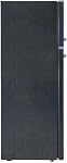 HAMILTON BEACH 2 Door Apartment Size Refrigerator with Freezer, 7.5 cu. ft, Retro Black