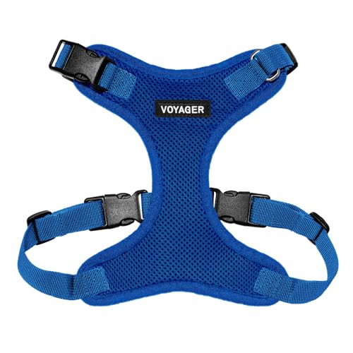 Image of Voyager Step-in Pet Harness - All Weather Mesh, Adjustable Step in Harness for Cats and Dogs by Best Pet Supplies - Royal Blue, XL