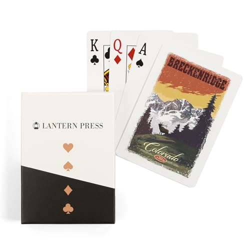 Lantern Press naipes poker Breckenridge Colorado