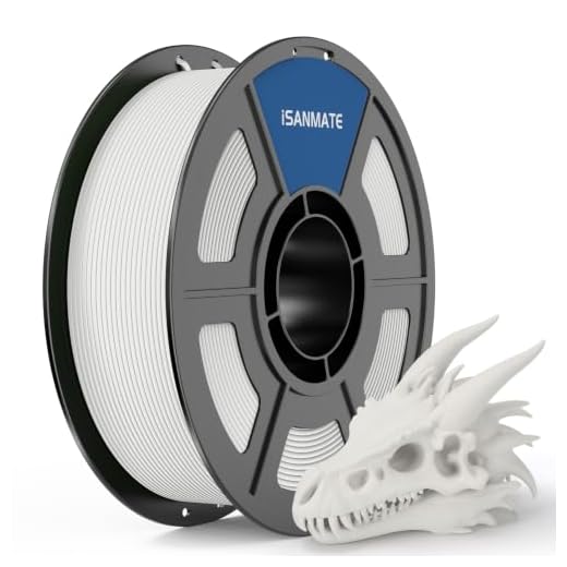 ⚡ iSANMATE Matte PLA Filament 1.75mm 1KG/2.2lb for FDM 3D Printing Bone White