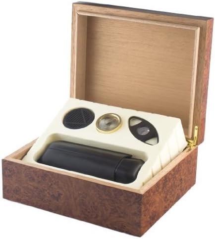 50 Cigar Executive Burl Cigar Humidor