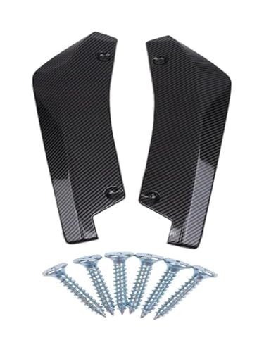Becquet diffuseur de pare-chocs avec protection carbone