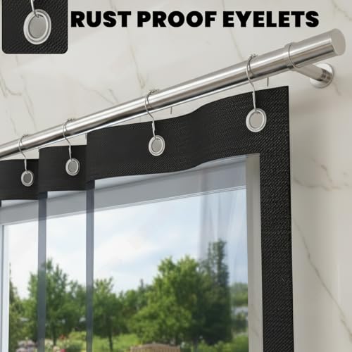 Image of ORILEY PVC Curtain with Eyelet Solid Water Resistant Wind Rain Protection Sun & Dustproof for Long Door Balcony and Outdoor Use (Pack of 1, Transparent 4.5FT x 9FT)