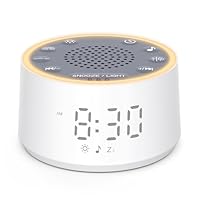 Dreamegg White Noise Machine - D1 Nova Sound Machine for Baby Adult, 25 Soothing Sounds, 9 Night Lights, Dimmable Display, Ideal Sleep Aid for Heavy Sleepers Bedroom