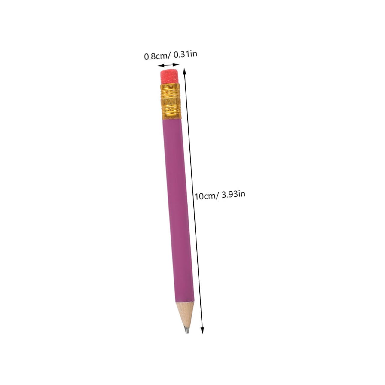 STOBOK 144 Pezzi Matite Corte in Legno Hb per Studenti e Docenti, Penne da Scrittura e Matite per Disegnare Decorazioni Scuola, Comode da Impugnare e Resistenti