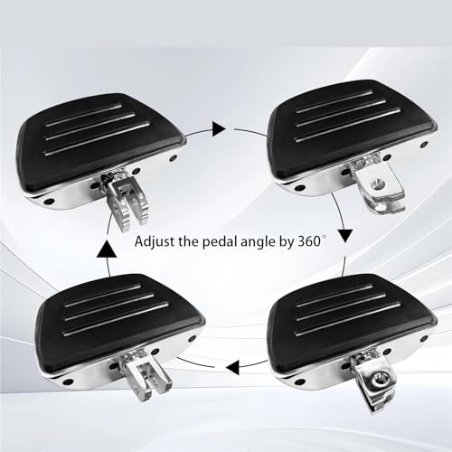 Repose-pieds Harley Softail avant chrome compatible avec modèles 2018-2024 - 3