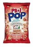 Snax Strawberry PB & J Pop Popcorn | Peanut Butter & Jelly Inspired Popcorn Snack | Ready-to-Eat Popped Corn