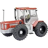 Maßstab 1:32 Schuco 450761700 - Schlüter Super Trac, 2500 VL, 1:32, silber-rot