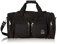Rockland unisex adult Duffel Bag, Black, 19-Inch US