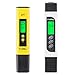 Mètre pH & TDS, Testeur de qualité de l'eau TDS pH 2 en 1, Précision de Mesure de 0 à 14 pH, 1 PPM Résolution, 2% Précision de Lecture, Set 0-9990 PPM, pour Piscine, Aquarium, Plantation, Eau Potable