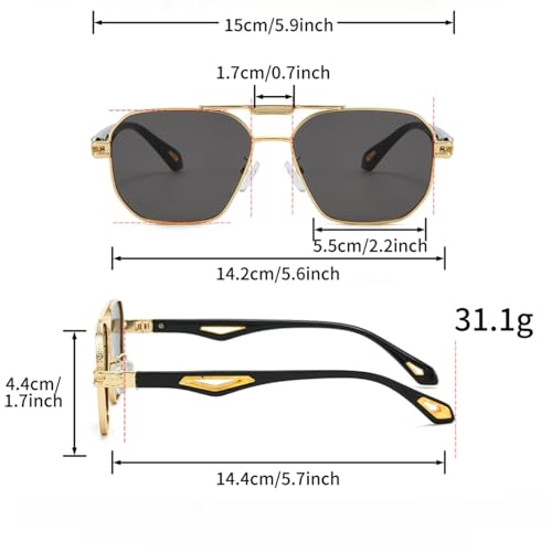 Sunglasses Uv400 Protection | Women Men Double Bridge Gradient Shades | Candy-colored Lens for Outdoor Sports & Driving2