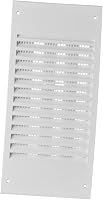 EUROPLAST 140x300mm Szellőzőrács Rovarháló Fehér ABS Végzáró Rács 7