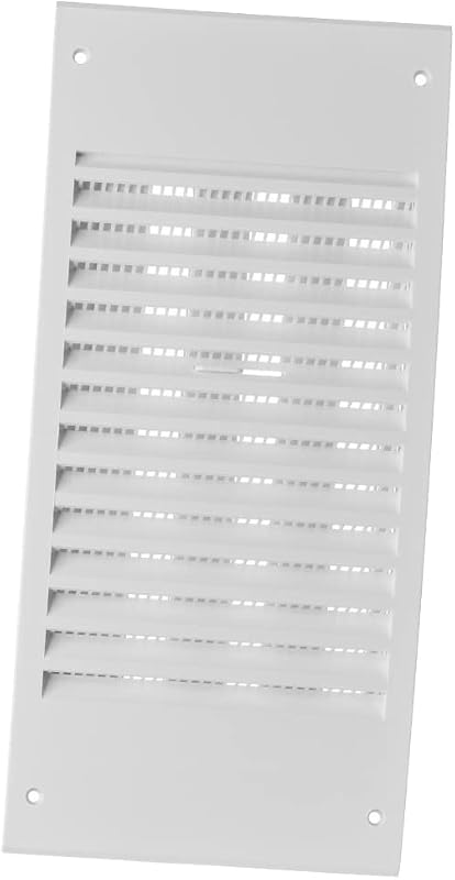 EUROPLAST 140x300mm Szellőzőrács Rovarháló Fehér ABS Végzáró Rács