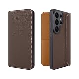 COGURE 互換品 Galaxy S26 Ultra ケース 手帳型 スマホケース 本革 カード収納 耐衝撃 液晶保護 磁石なし 専用ボックス付き COGPH-S26Ultra エトープ