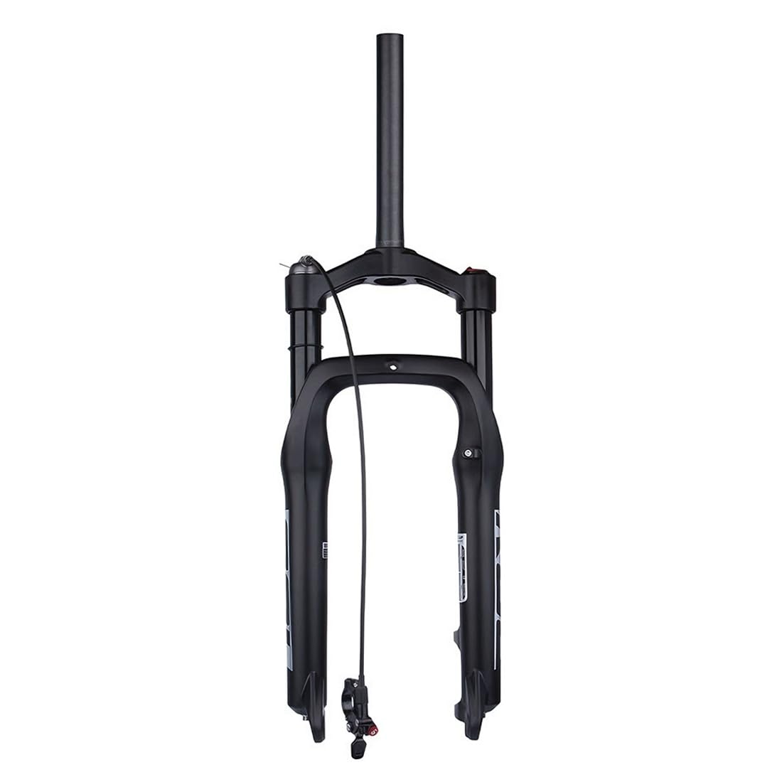 WIQUYBML Cycling Suspension Fork Snow Bike Front Bicycle 26inch Magnesium Alloy Air Line Control (RL) Disc Brake(Remote 20inch)