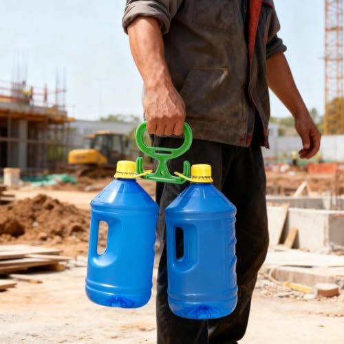 Generisch Asa de transporte para bolsas de la compra - 2 accesorios ergonómicos y portátiles - Soporte para bolsas de la compra | para bolsas de transporte, botellas de agua, y latas de pintura - imagen 3