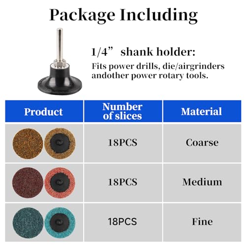 Disques abrasifs 50mm durables en nylon pour meuleuse d'angle - 3