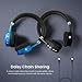 Puro Sound Labs PuroQuiet Plus Volume Limited On-Ear Active Noise Cancelling Bluetooth Headphones– Lightweight Headphones for Kids with Built-in Microphone–Safer Sound Studio-Grade Quality (Blue)