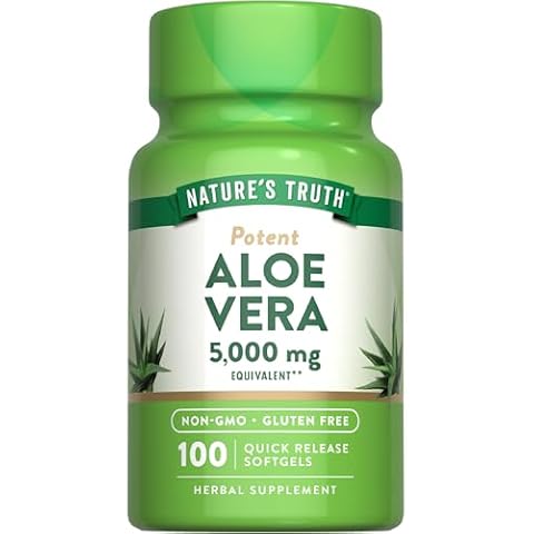 Nature's Truth Aloe Vera Gel Capsules Cover