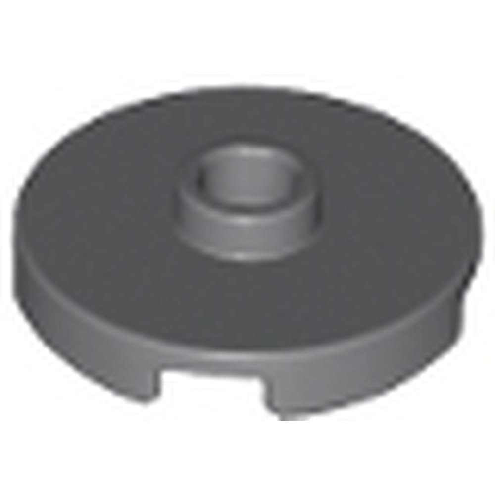 LEGO Tile Round 2 x 2 with Open Stud, Part 18674 (Dark Bluish Gray, 50, Bricks) — image 1