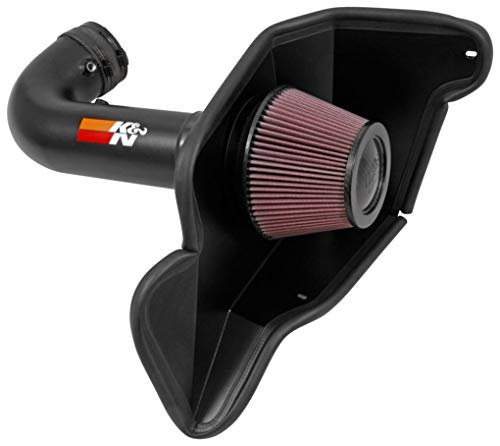 K&N Cold Air Intake Kit: High Performance, Increase Horsepower: Compatible with 2016-2019 FORD (Mustang Shelby) 69-3538TTK
