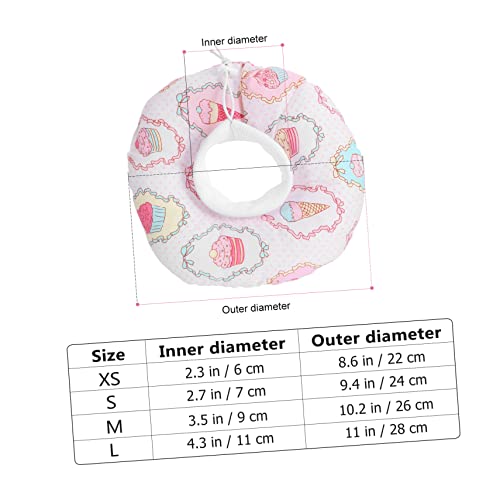 BESPORTBLE Verstellbarer Weicher Für Für Haustierkätzchen Donut- Helles Kegelhalsband Aus Robustem Material Kegelhalsband Für Haustierkätzchen