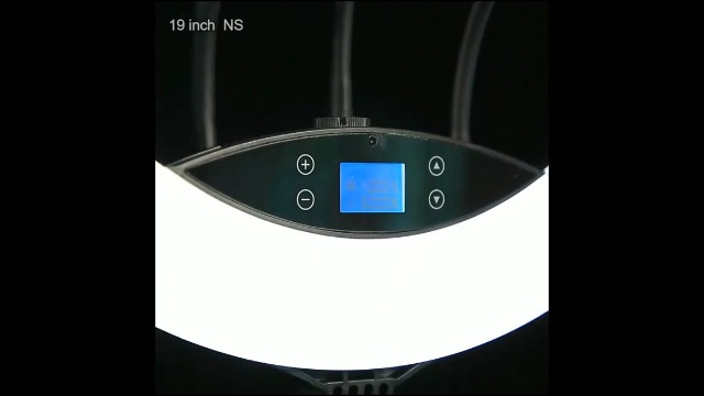 JCOTTON 19 Zoll Ringlicht Mit Stativ - Dimmbare LED Ringleuchte Für Selfies, Live-Stream & Make-up (Touchscreen, Fernbedienung)