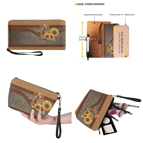 Image of Top Handle Purse for Women, Large Tote Handbag With PU Wallet Set, Gift for Mom