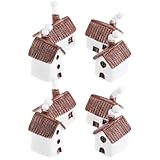 Résine : fabriquée en résine de haute qualité, cette maison miniature en pierre résiste à un usage quotidien et conserve son charme pendant des années, que ce soit dans un petit village, un jardin féérique ou comme décoration intérieure