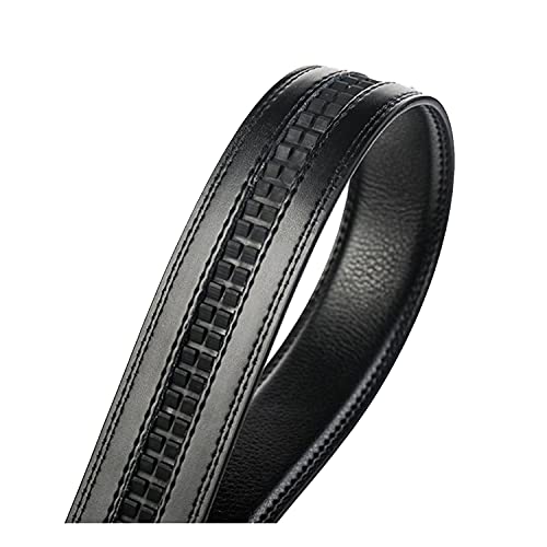 Adjustable Business/Casual Automatic Belt Black Genuine Leather Belts for Men2