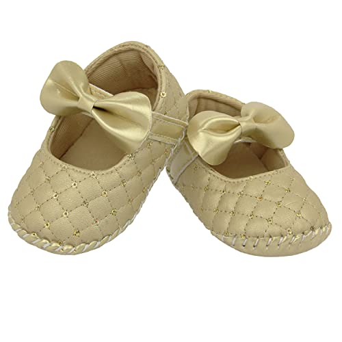 Image of Neska Moda 6 To 12 Months Baby Girls Synthetic Leather Self design Sandal Booties-BT1620
