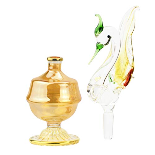 NileCart Swan Figurine Egyptian Perfume Bottle, 7 Inches Tall - image 3