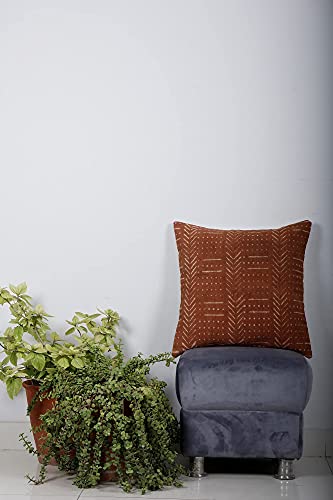 Trade Star Decorative Mudcloth Cushion Cover 100% Cotton Rug Pillow Covers 24" X 24" Rustic Pillow Cases Vintage Tribal Print Throw Pillow Cases For Home Decor (Pattern 1, 24 X 24 Inches) #TOP4