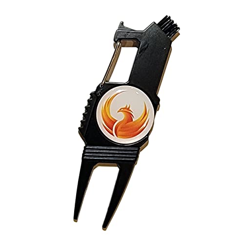 Pfienix® - Magnetic Golf Divot Repair Tool with Removable Ball Marker – Multi-Functional Golf Divot Repair Tool - Divot Repair Tool with Ball Marker
