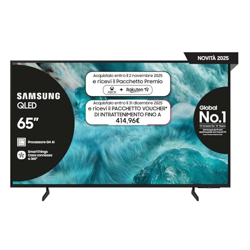 Samsung Smart TV 65'' QE65Q7F5AUXZT QLED 4K, Q4 AI Processor,