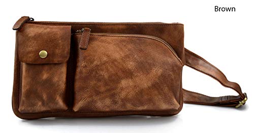 Sac bourse rétro en cuir marron le compagnon idéal de vos sorties