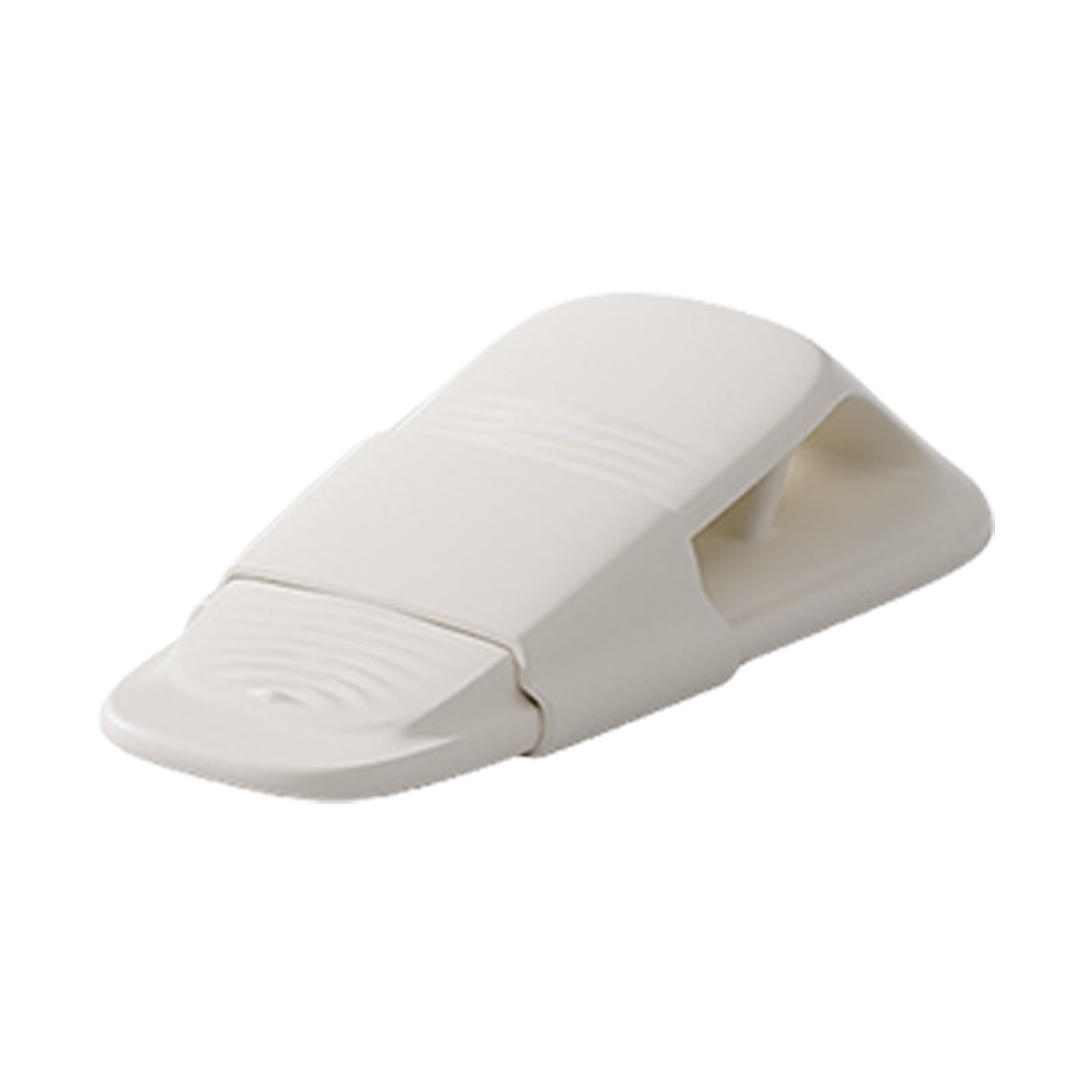 Fexxkg White Upgrades Soft Silicone Door Stoppers Not Slip Windproof Design Easy Carry Not Drill Installation Door Guard For Home Bumper Protector