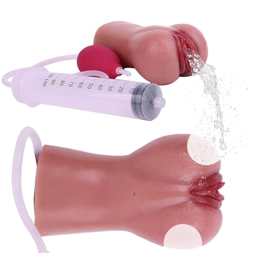 Seckoe 500g Realistische Masturbator mit Spritz Funktion Taschenmuschi mit Wassersprühfunktion Mastubator Sex Spielzeug Taschen Muschı für Männer Masturbieren Echt Kunstvagina