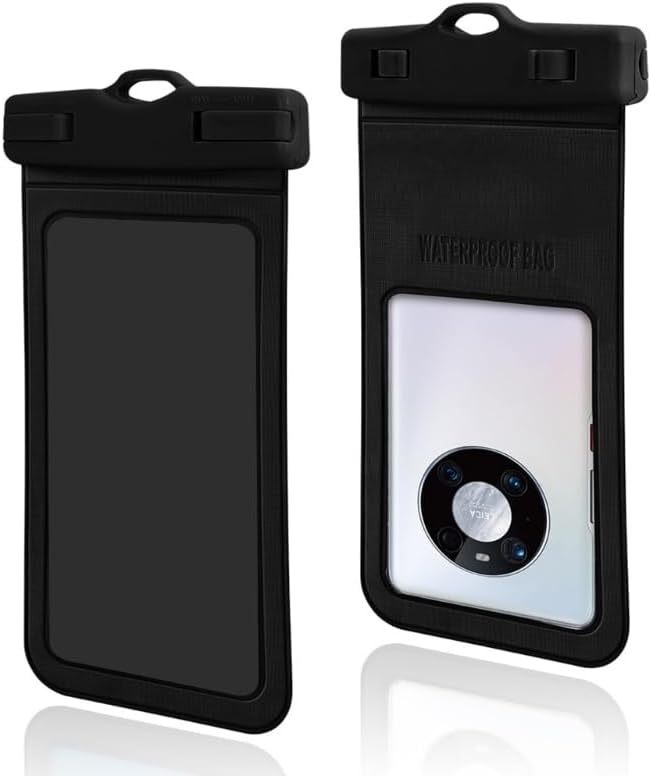 Waterproof Phone Pouch Case, Works w/All Phones – Detachable Lanyard, IPX8 Cellphone Dry Bag Beach Cruise Ship Essentials (Black) Waterproof Phone Pouch Case, Works w/All Phones – Detachable Lanyard, IPX8 Cellphone Dry Bag Beach Cruise Ship Essentials (Black)