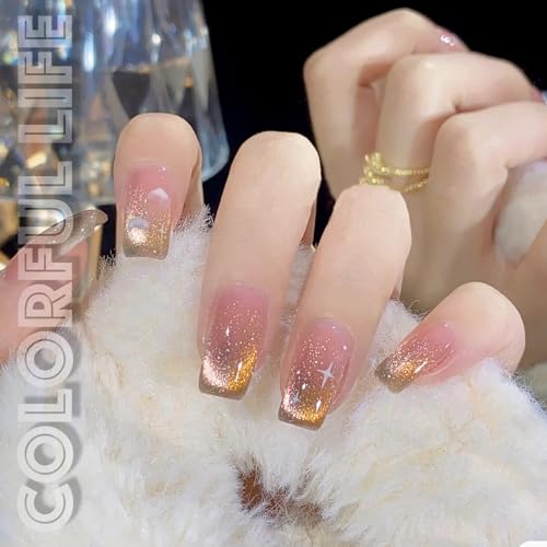 Aurora Cat Eye Gel Polish Kits Crystal Broken Diamond Magnetic Nail Polish Set Holographic Cats Eyes Gel Nail Polish Shiny Glitter Gel,Aurora Purple