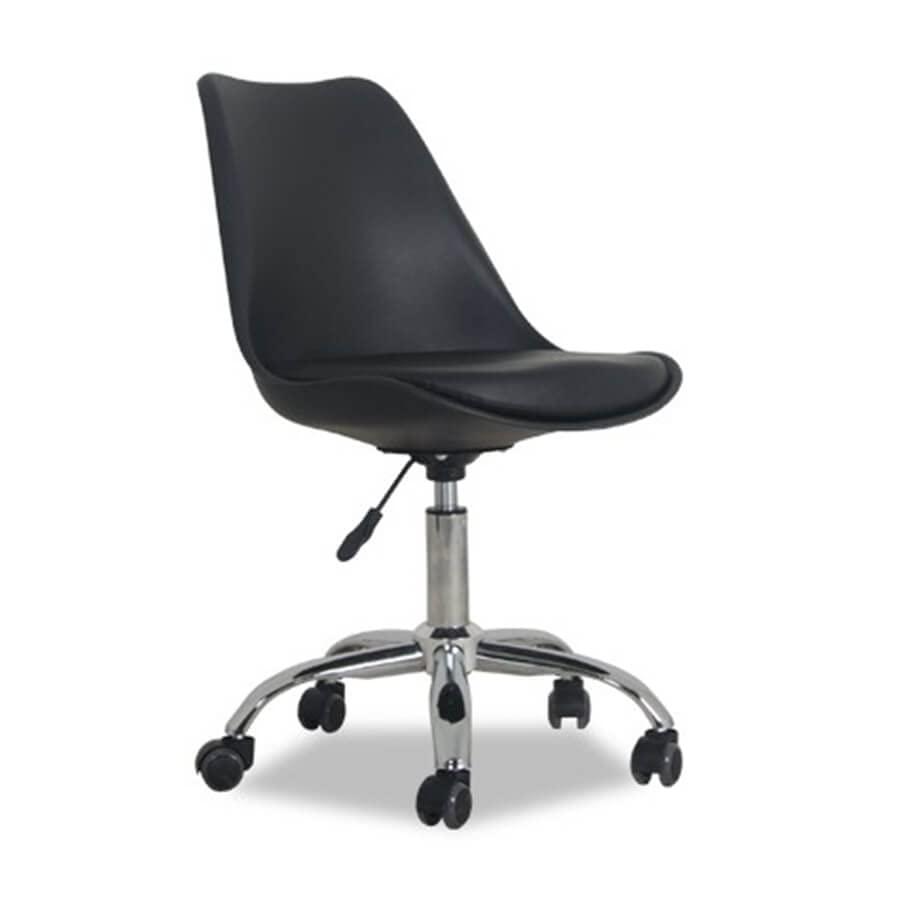 La Mejor Recopilación de Silla Eames Con Brazos que puedes comprar esta semana. 40 Arei Design, Silla DE Oficina OPERATIVA Tulip Eames (Negro)