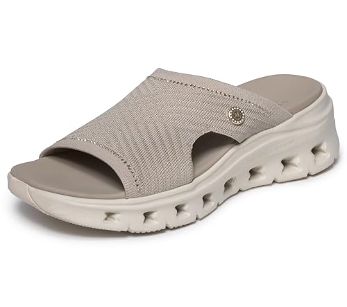 Sandales Skechers Martha Stewart Glide Step Pro pour voyager et marcher