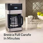 Braun BrewSense 12-Cup Drip Coffee Maker w/ 24 Hour Timer, 2 Brew Styles - Image 3
