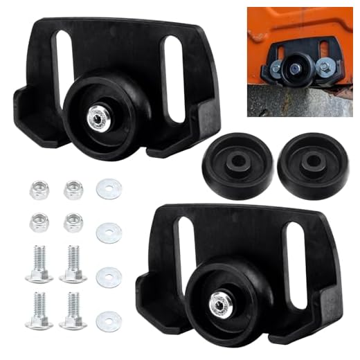 2-Pack 490-241-0038 Snow Blower Rolling Skid Shoes Compatible with MTD Two Stage Snow Blower, Fits Machines with 2-3/4" and 3" Bolt Centers. Includes 4 Washers & Sets of 4 Bolts and Nuts