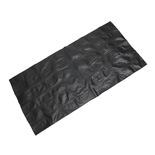 Uonlytech 3 Piezas Barrera De Malezas De Jardín Barrera De Borde De Mantillo Cubierta De La Máquina De Escaleras Extensibles 24 Pies Escalera De Extensión Cama De Flores Control De