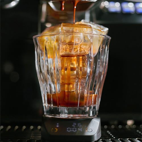Báscula de café de precisión recargable usb pequeña para ratios de espresso 4