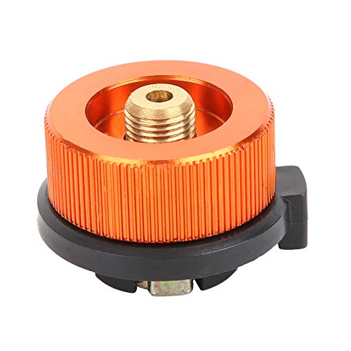 Restokki Outdoor Camping Stove Burner Connector Conversion Head Long Gas Tank Round Adapter