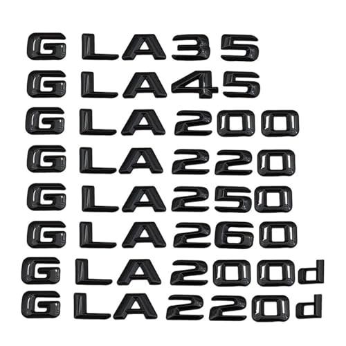 3D ABS ԗp AgN ^[XebJ[ GLA35 GLA45 GLA 200 220 250 260 Gu S obW ANZT[Ή(Glossy Black,CONVEX_GLA220D)