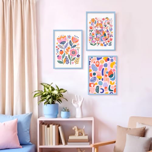Image of LaVie Home 12x16 Picture Frame for Wall Display, 12x16 Blue Picture Frame with HD Plexiglas, 12 x 16 Poster Frame 1 Pack, Display Frame for Vertical or Horizontal, Classic Collection